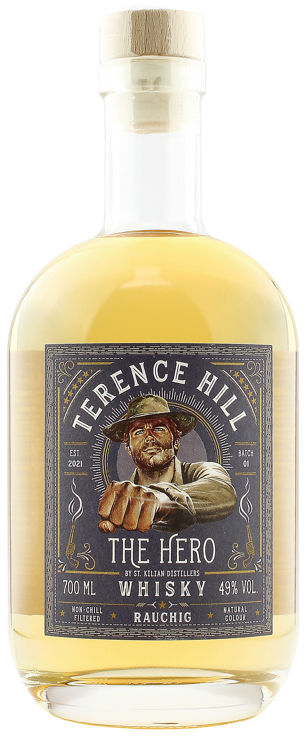 Terence Hill The Hero Peated Batch 1 49.0% 0,7l