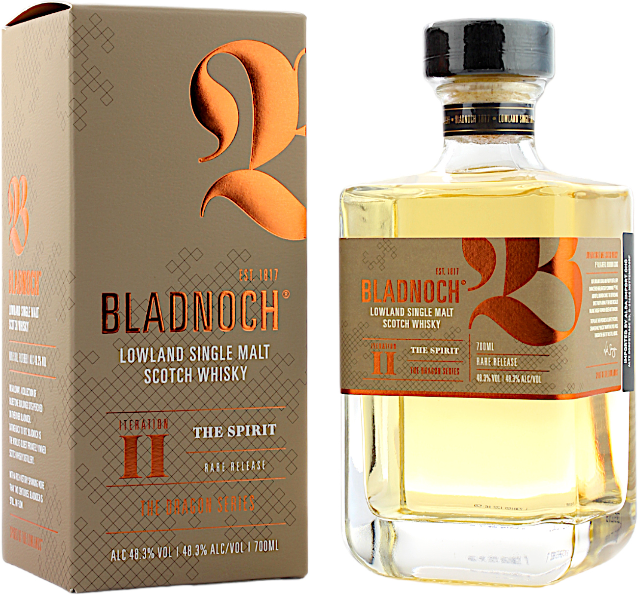 Bladnoch Dragon Series 2023 Komplettset 49.9% 3,5 Liter