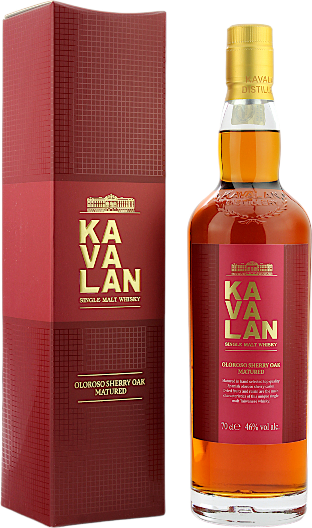 Kavalan Sherry Oak (Taiwan) 46.0% 0,7l