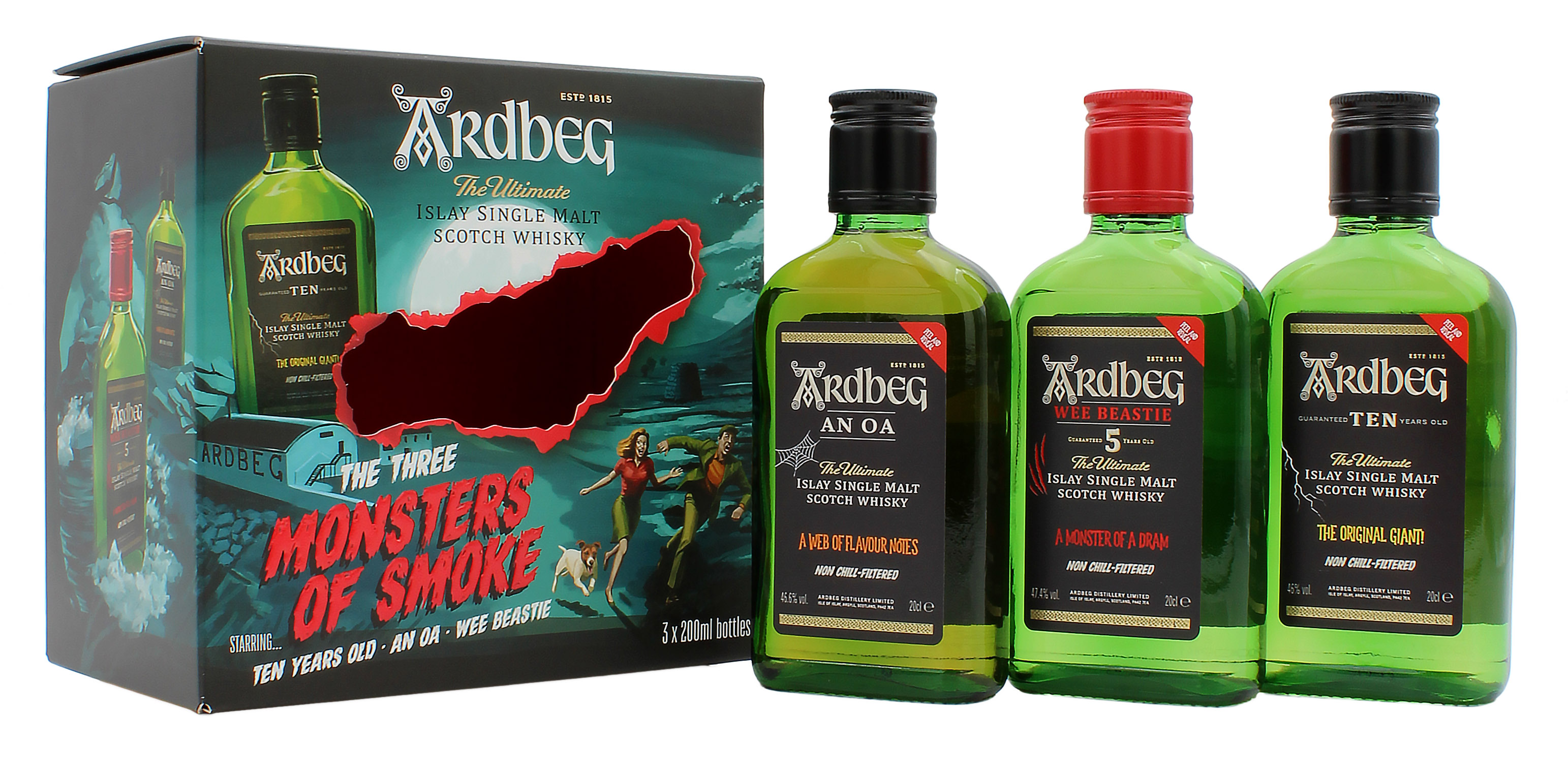 Ardbeg Monsters of Smoke 46.7% 3x0,2l