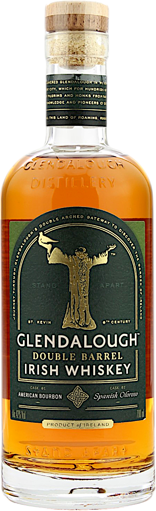 Glendalough Double Barrel Single Grain Whiskey 42.0% 0,7l