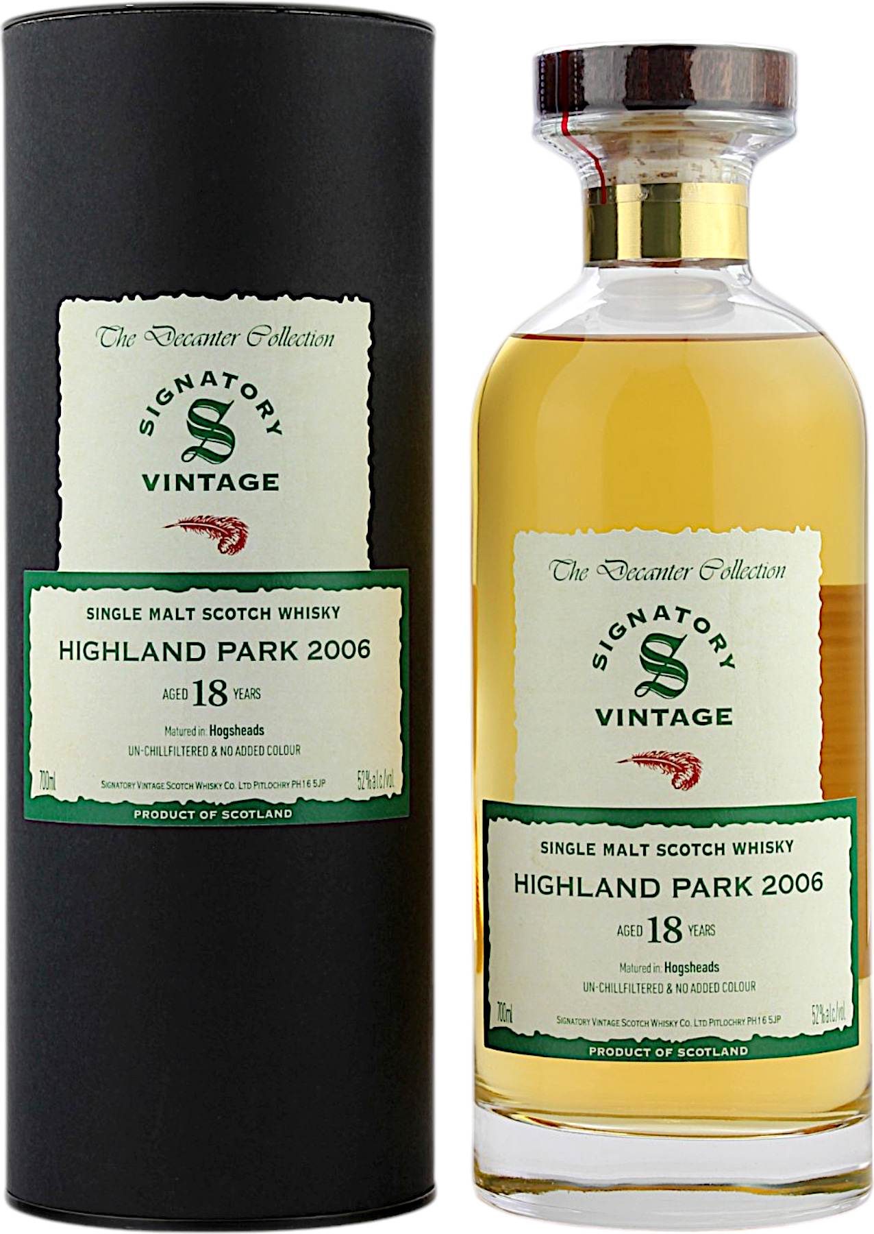 Highland Park 18 Jahre 2006/2024 Signatory Decanter Collection 52.0% 0,7l