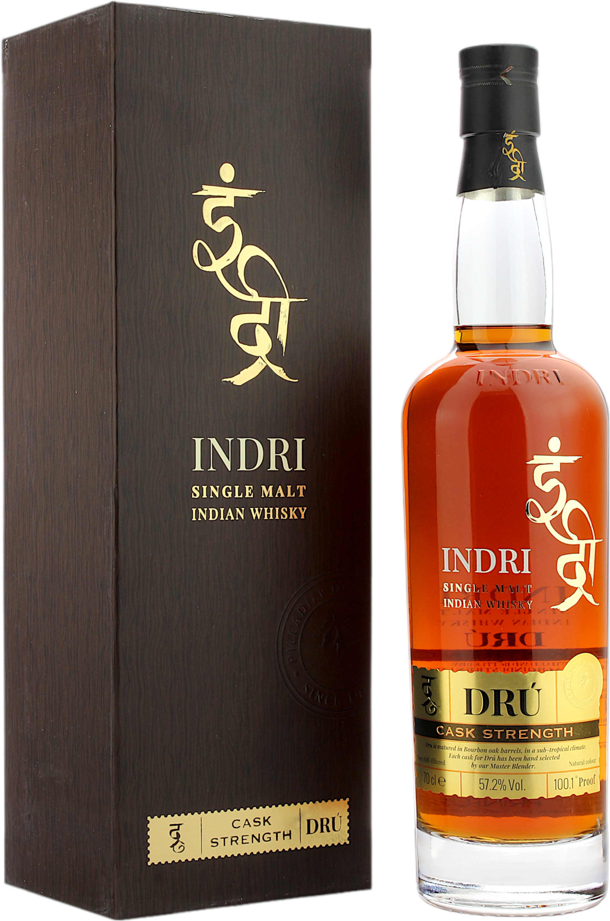 Indri Indian Single Malt Dru Cask Strength 57.2% 0,7l