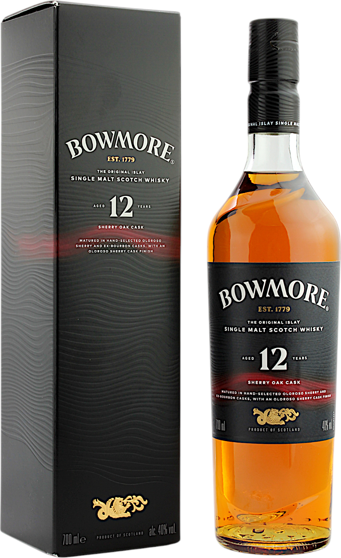 Bowmore 12 Jahre Sherry Oak Cask 40.0% 0,7l