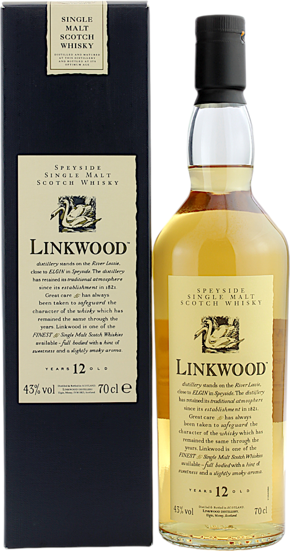 Linkwood 12 Jahre Flora & Fauna UK Variante 43.0% 0,7l