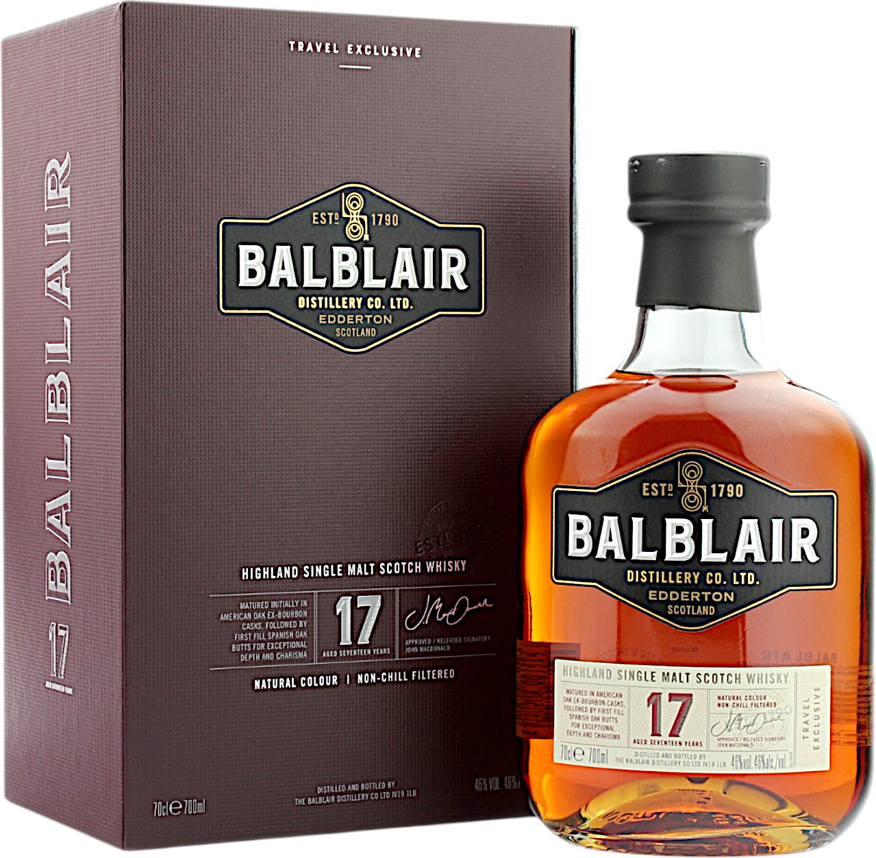 Balblair 17 Jahre 46.0% 0,7l