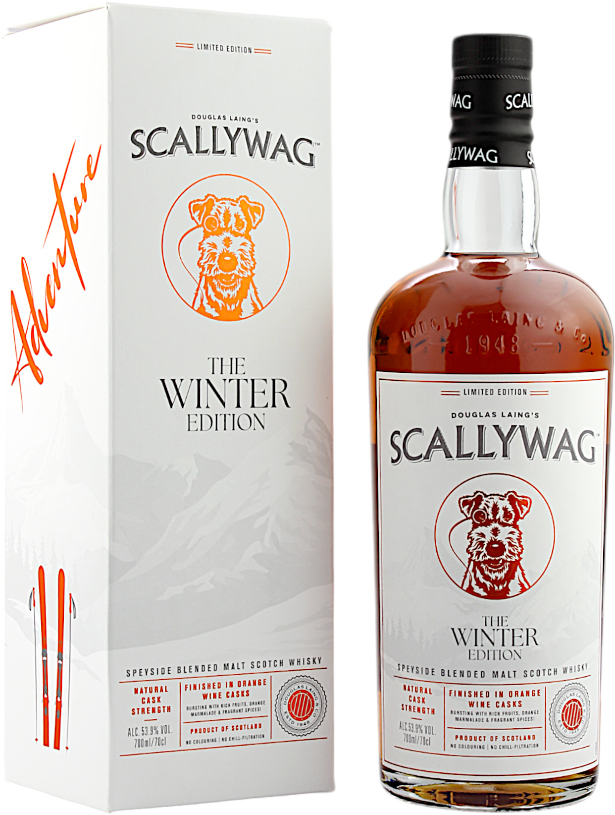 Scallywag Winter Edition 2024 Orange Wine Cask Strength 53.9% 0,7l