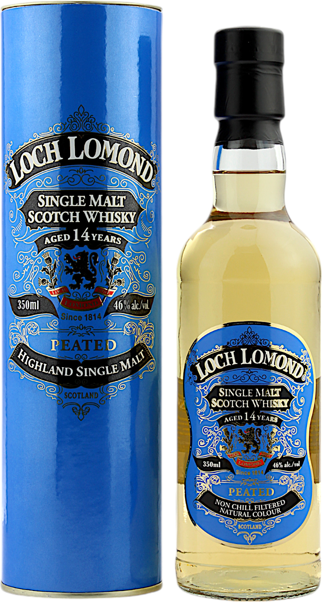 Halbflasche Loch Lomond 14 Jahre Peated 46.0% 0,35l