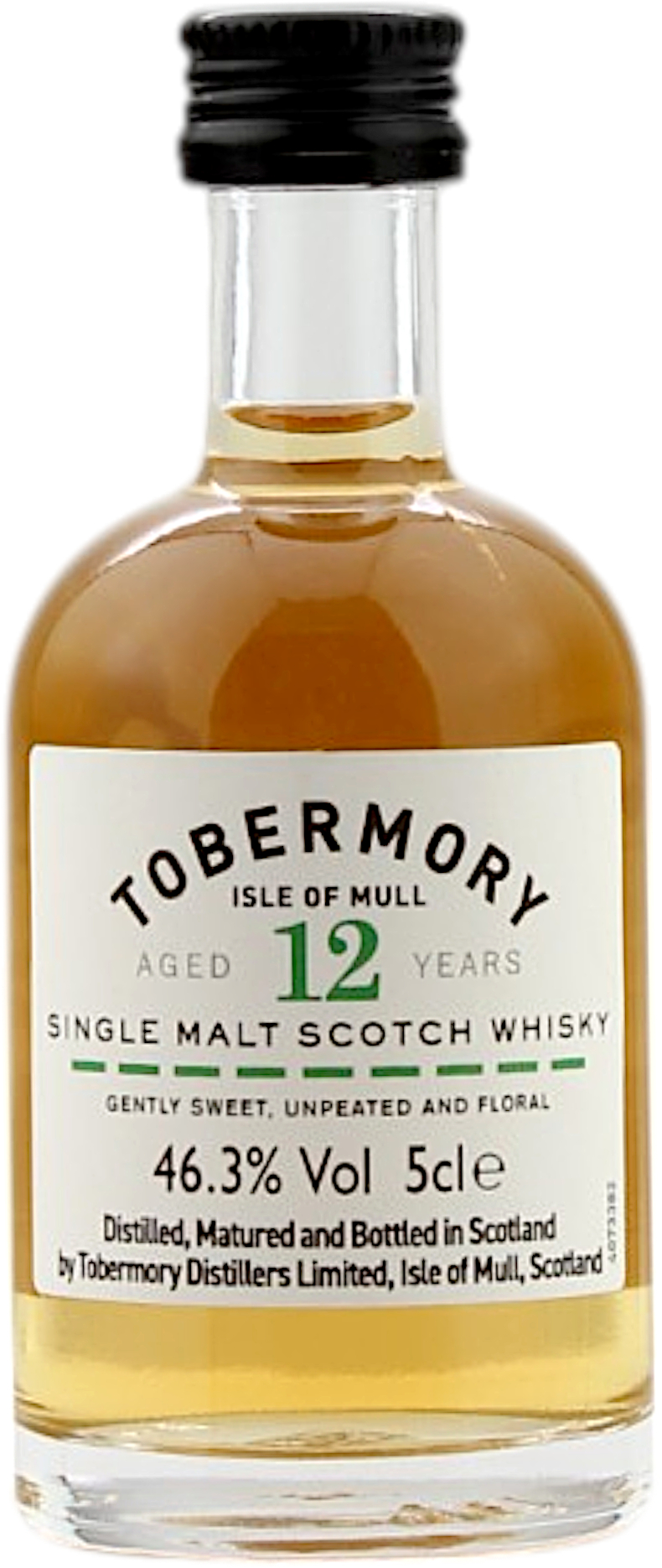 Miniatur Tobermory 12 Jahre 46.3% 0,05l