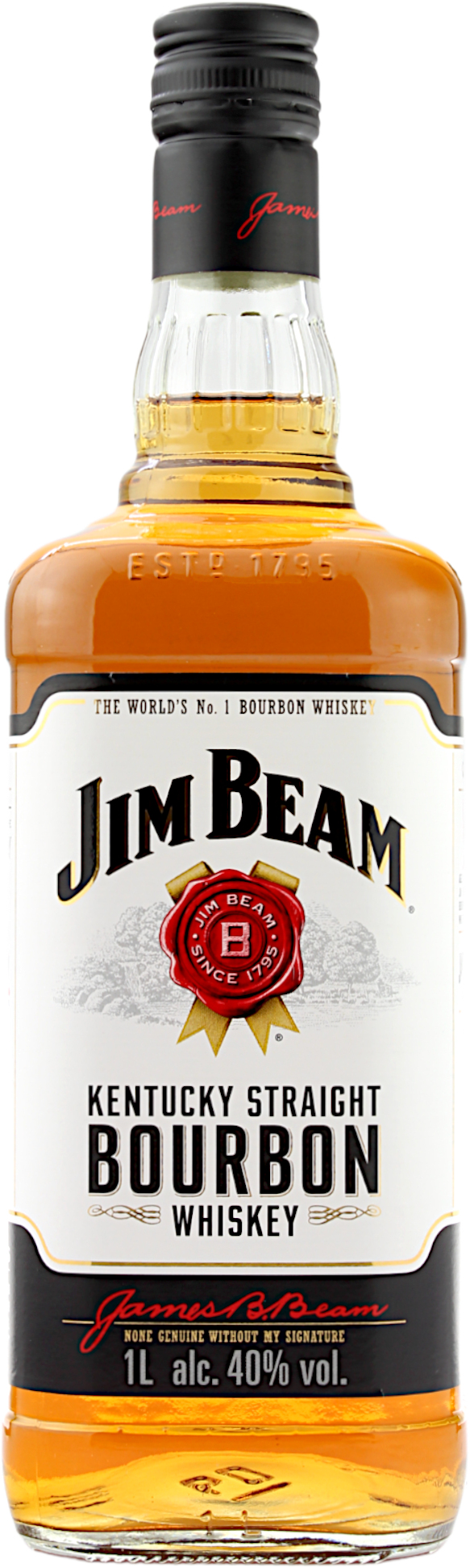 Jim Beam Kentucky Straight Bourbon 40.0% 1 Liter