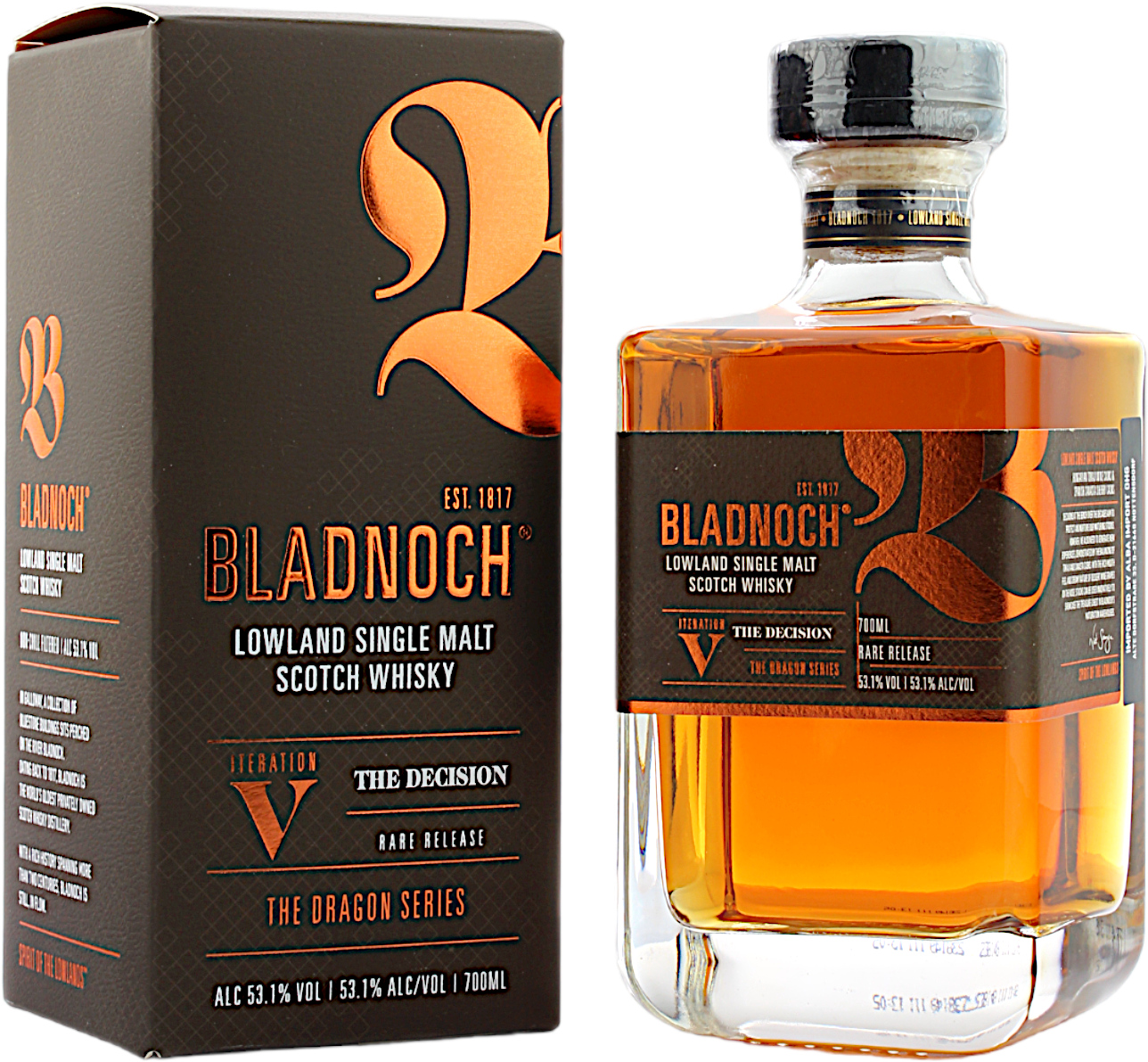 Bladnoch Dragon Series 2023 Komplettset 49.9% 3,5 Liter