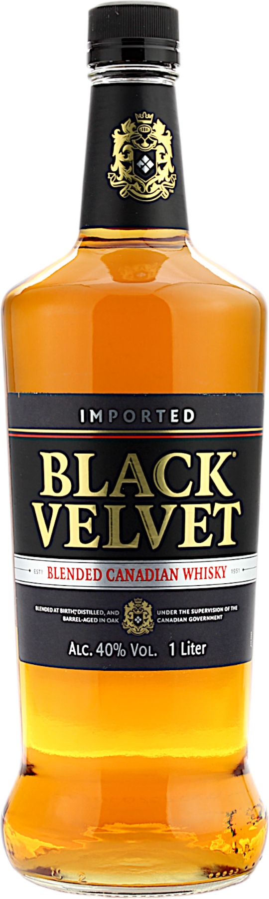 Black Velvet Blended Canadian Whisky 40.0% 1 Liter