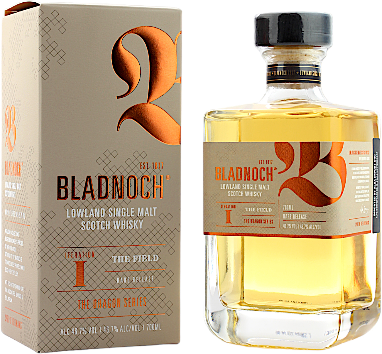 Bladnoch Dragon Series 2023 Komplettset 49.9% 3,5 Liter