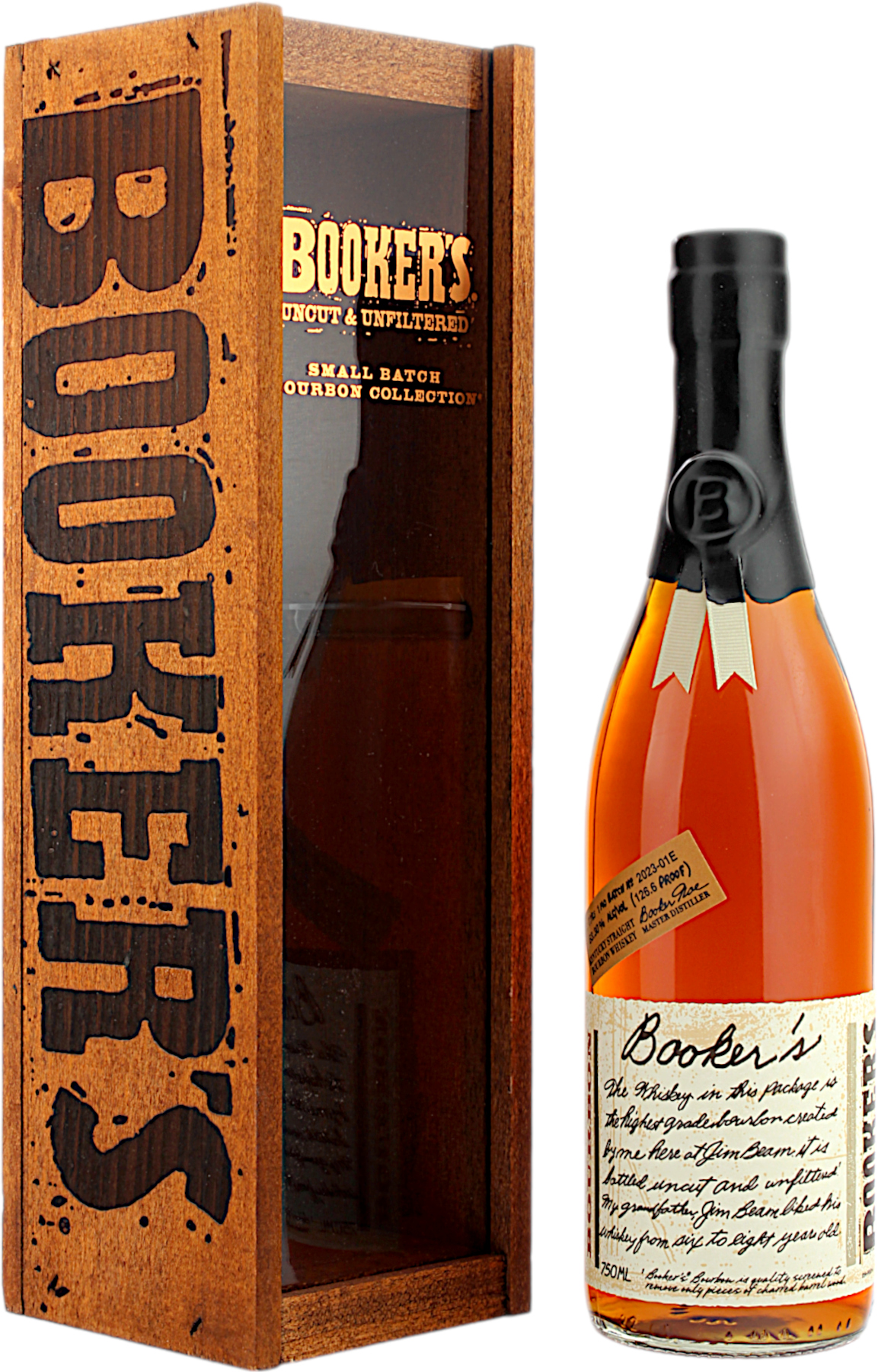 Booker's Kentucky Bourbon 7 Jahre Geschenkbox 63.3% 0,7l
