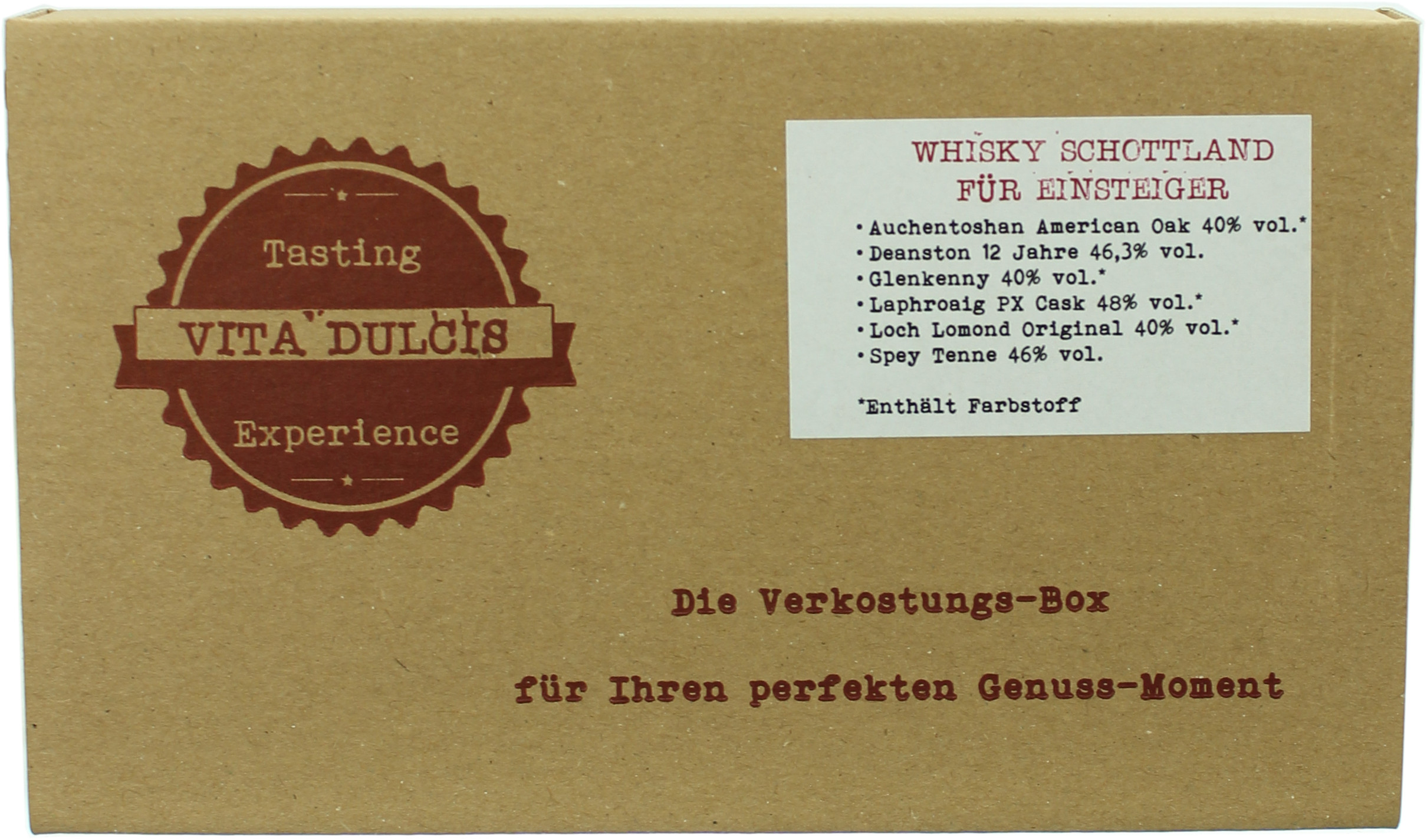 Whisky Tasting-Box "Schottland für Einsteiger" 43,38% 6x20ml