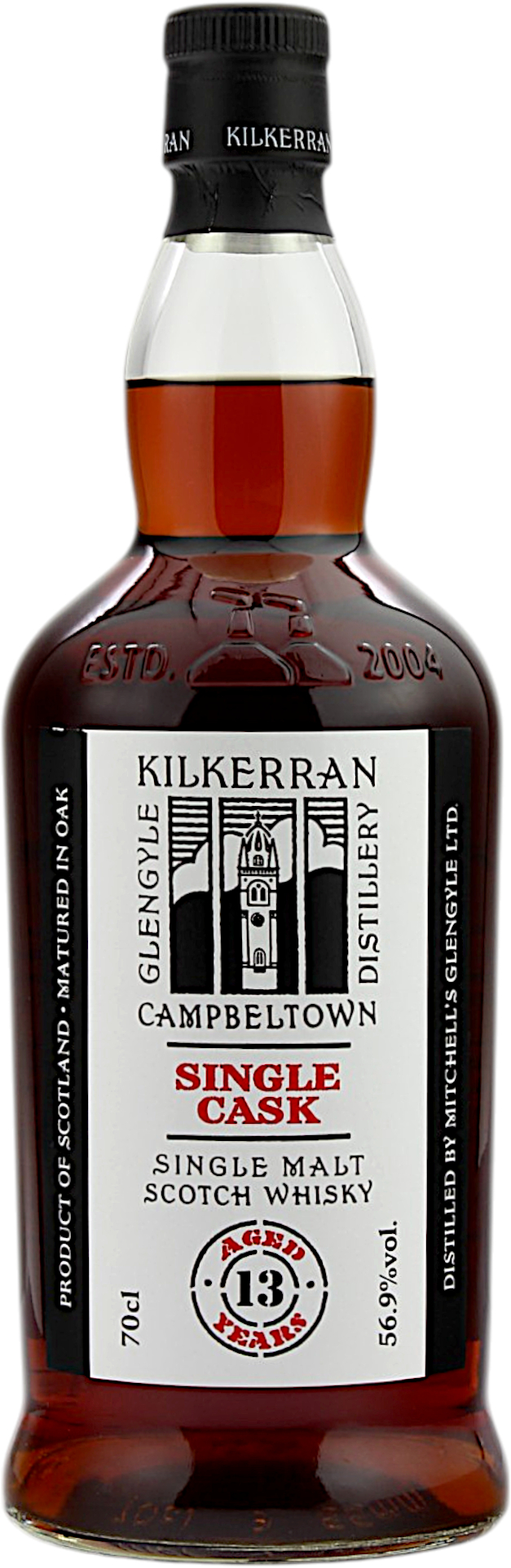 Kilkerran 13 Jahre 2024 Fresh Sherry Hogshead Single Cask 56.9% 0,7l