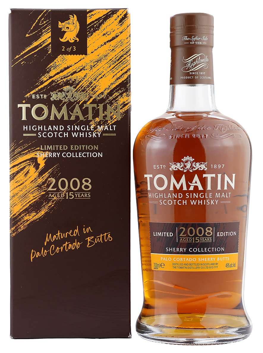 Tomatin 15 Jahre 2008/2024 Palo Cortado Sherry Collection 46.0% 0,7l