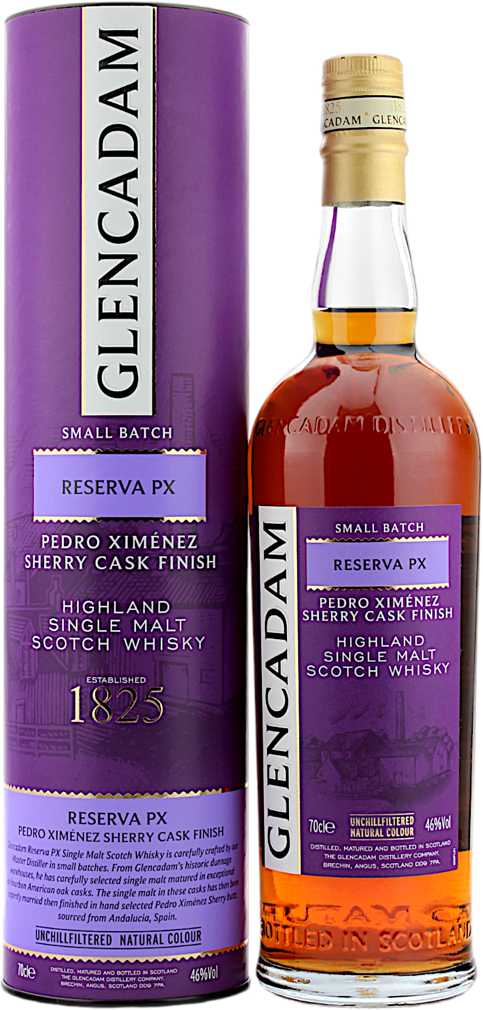 Glencadam Reserva PX - PX Sherry Cask Finish 46.0% 0,7l