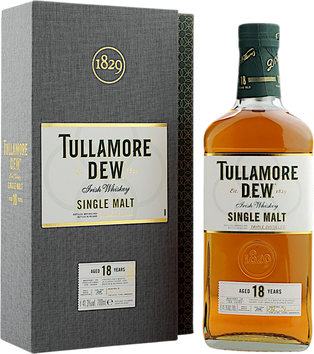 Tullamore Dew 18 Jahre 41.3% 0,7l