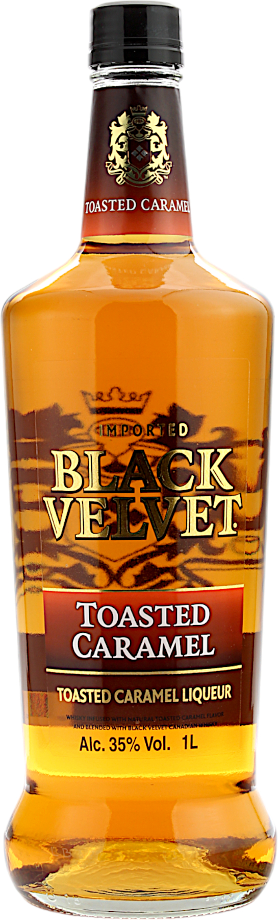 Black Velvet Toasted Caramel Liqueur 35.0% 1 Liter