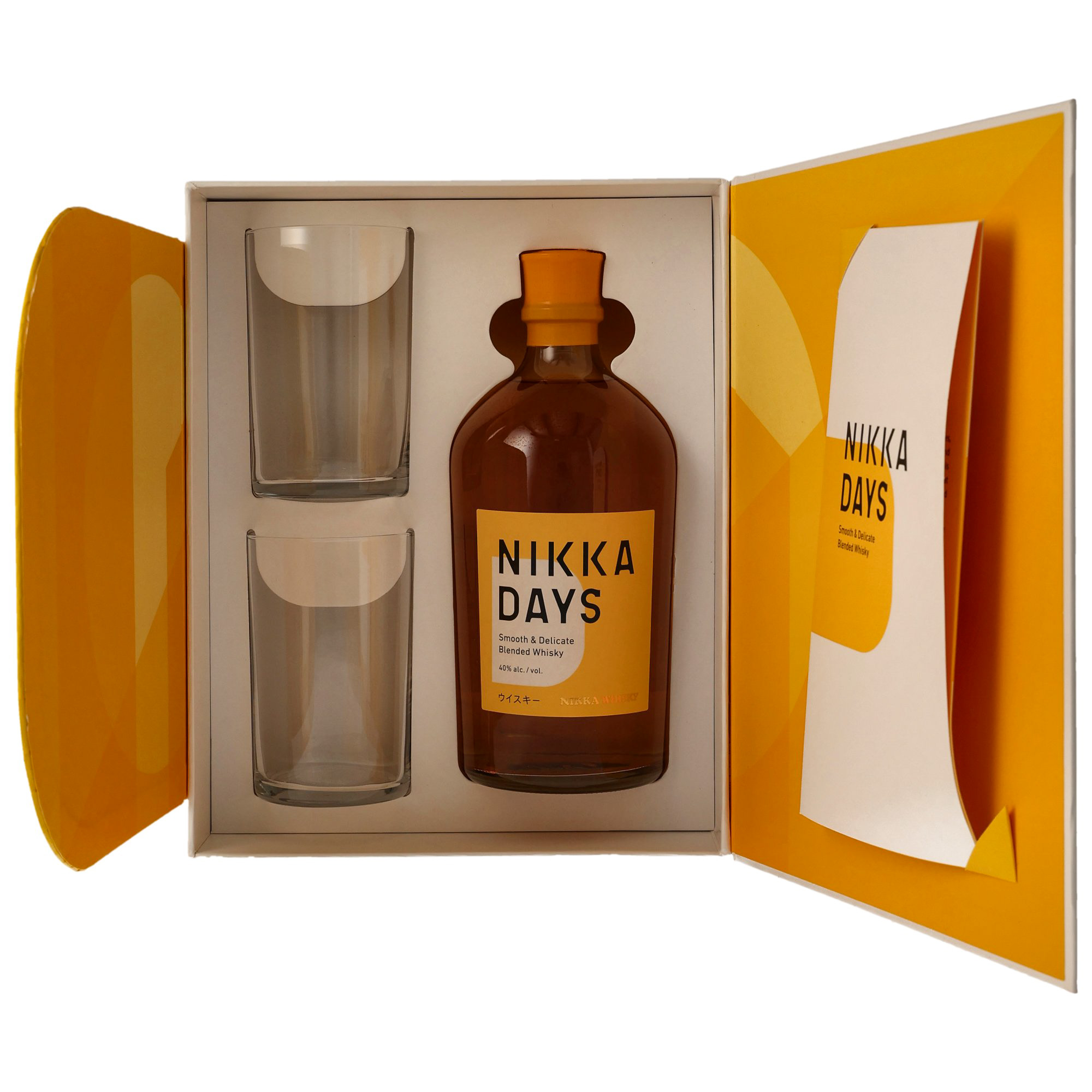 Nikka Days (Japan) Geschenkset mit zwei Gläser 40.0% 0,7l