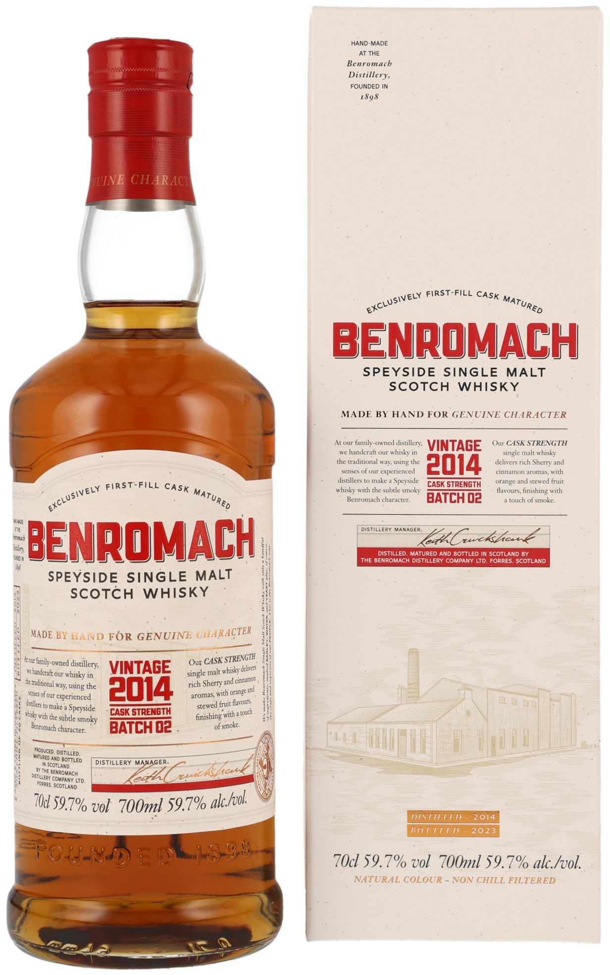 Benromach Cask Strength 2014/2023 Batch 02 59.7% 0,7l