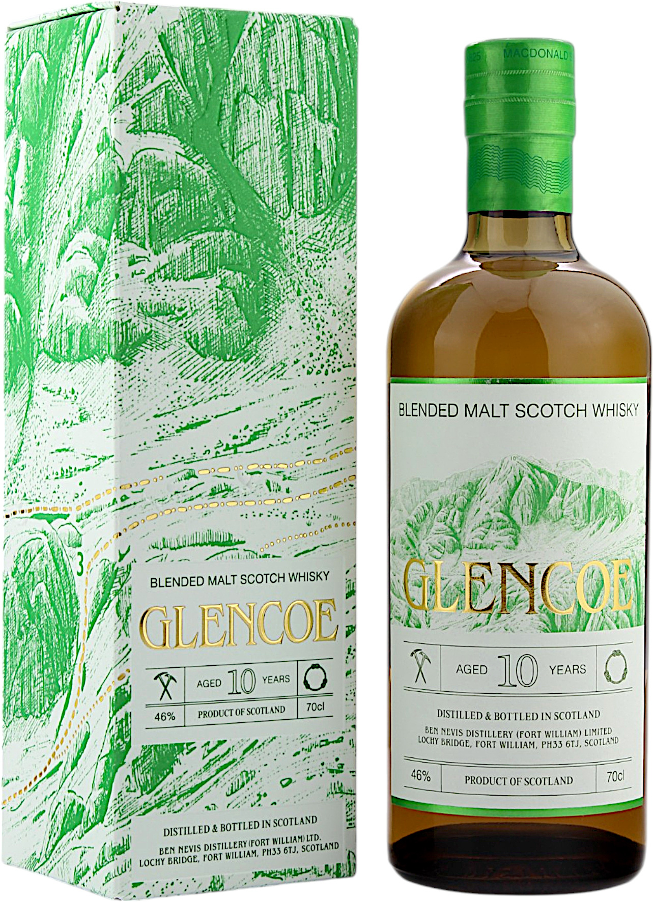 Glencoe (Ben Nevis) Blended Malt Scotch Whisky 46.0% 0,7l