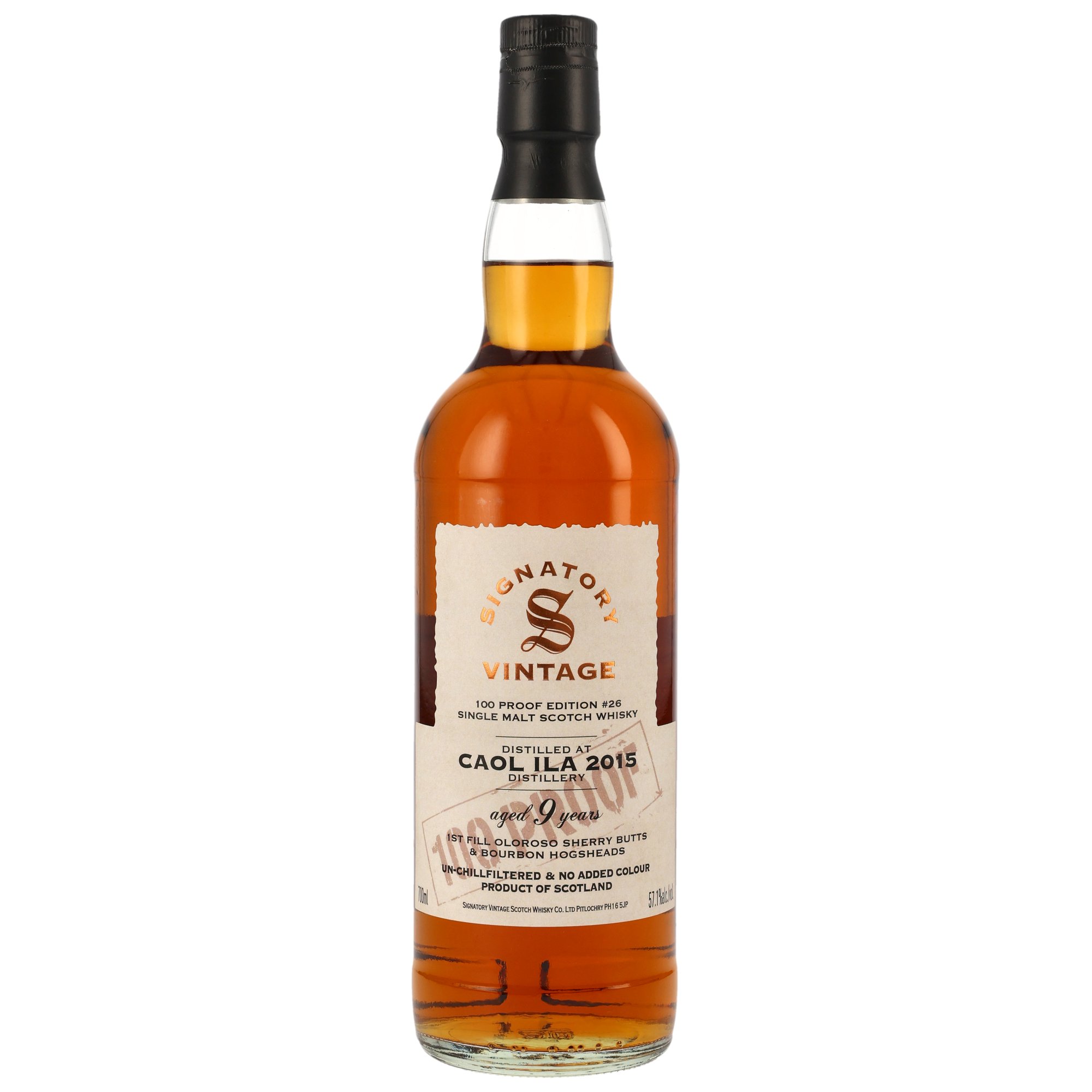 Caol Ila 9 Jahre 2015/2024 Signatory 100 Proof Edition #26 57.1% 0,7l