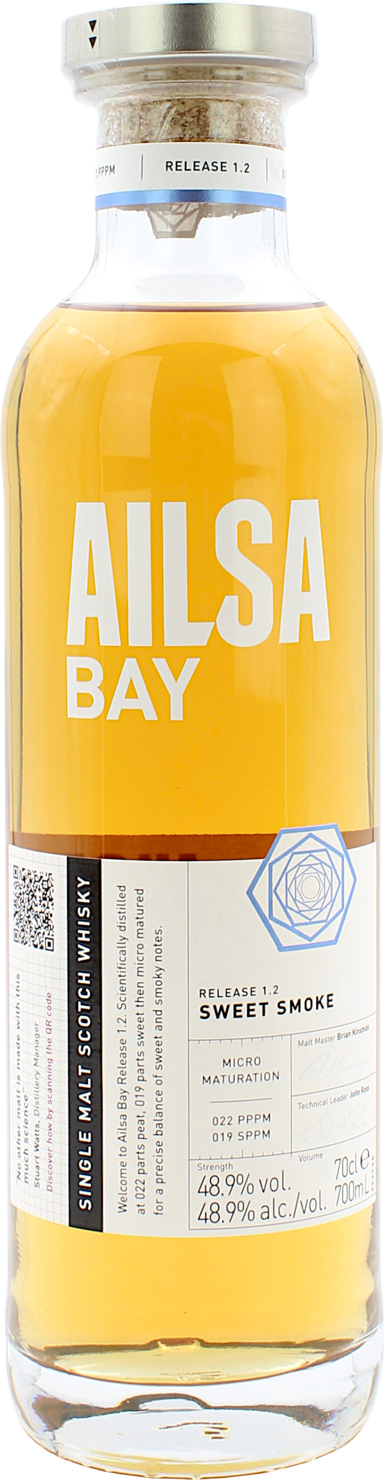 Ailsa Bay Release 1.2 Sweet Smoke 48.9% 0,7l