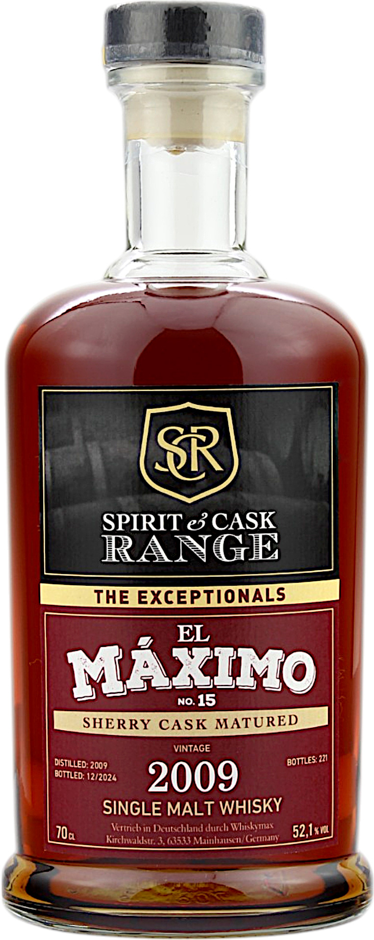 El Máximo Sherry 14 Jahre No. 15 2009/2024 52.1% 0,7l