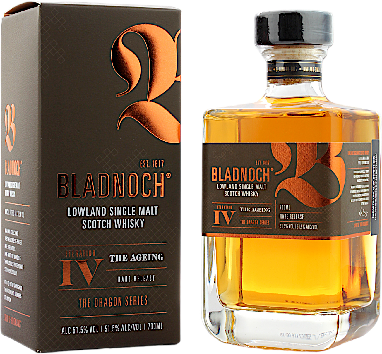 Bladnoch Dragon Series 2023 Komplettset 49.9% 3,5 Liter