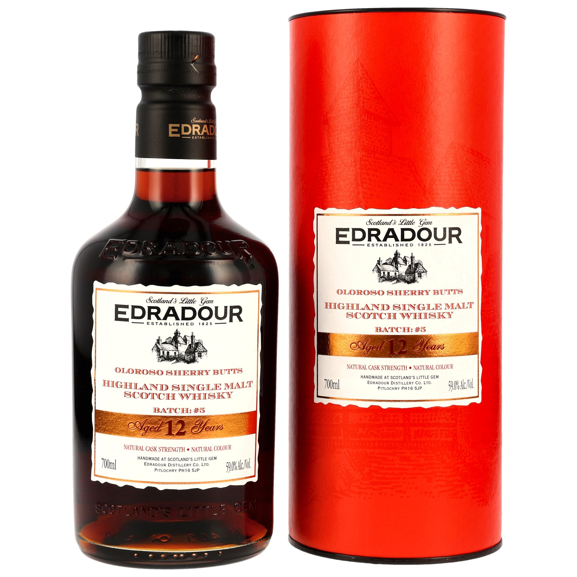 Edradour 12 Jahre 2012/2024 Cask Strength Batch 5 59.0% 0,7l 