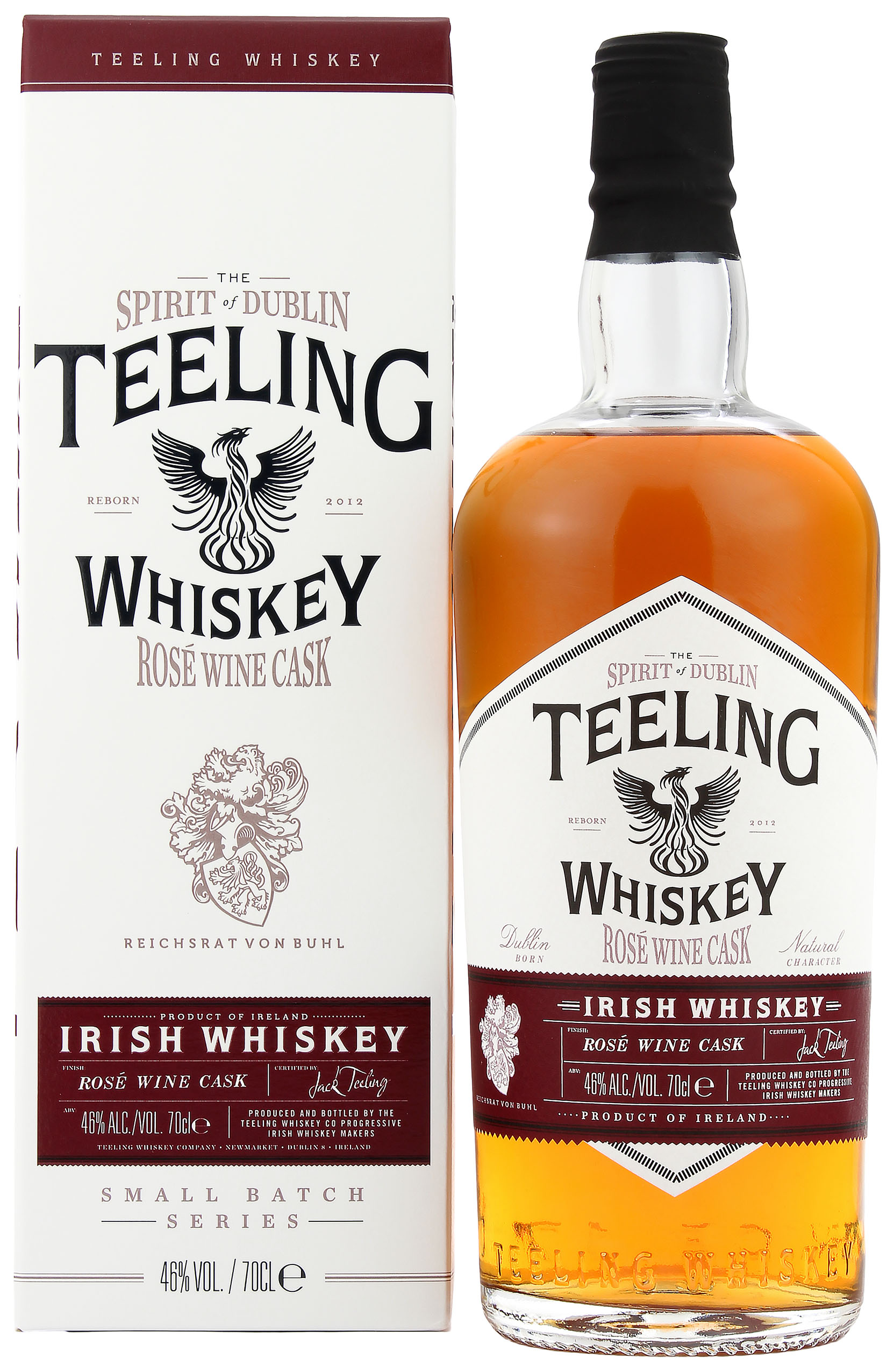 Teeling Rosé Wine Cask 46.0% 0,7l