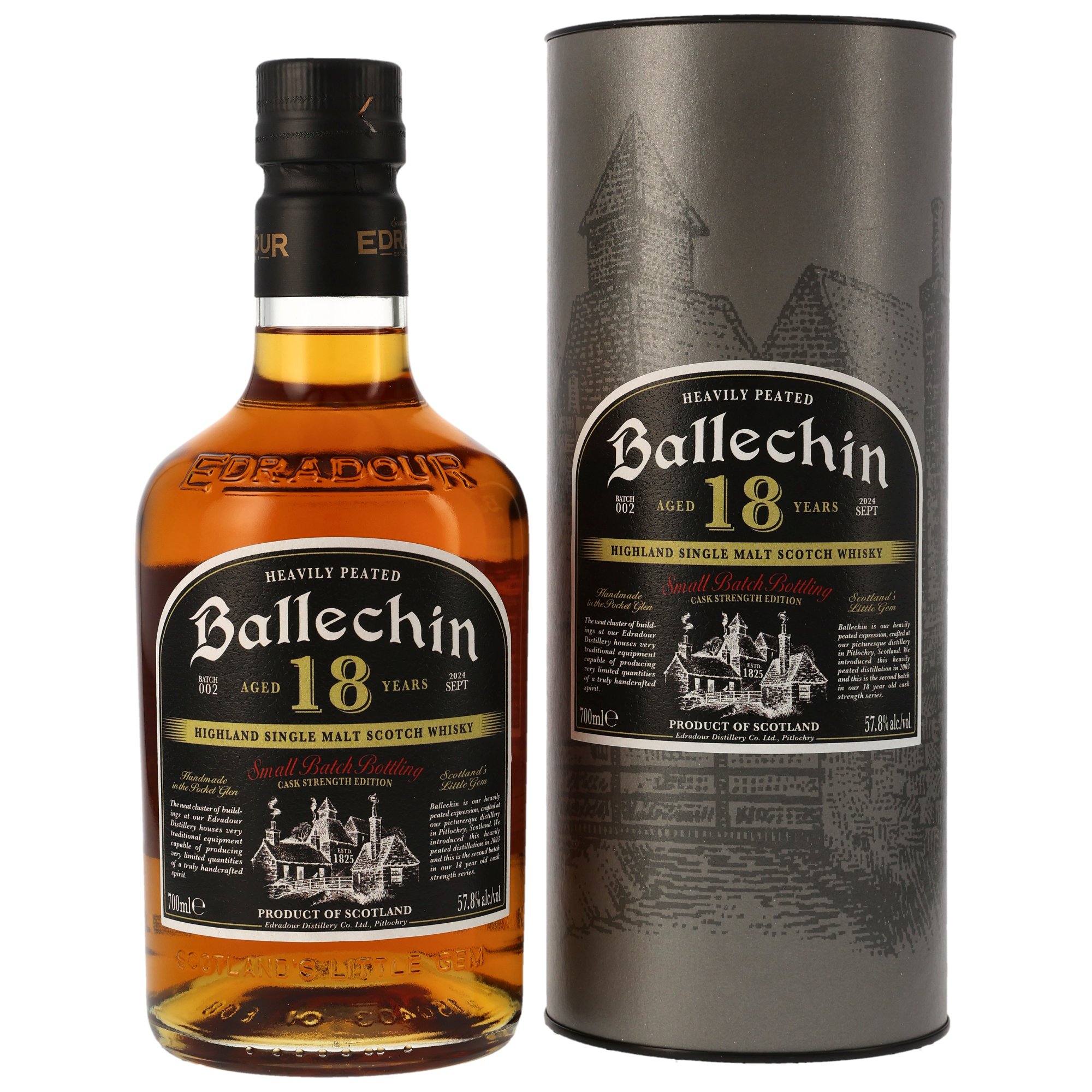 Ballechin 18 Jahre Batch #2 Cask Strength 57.8% 0,7l