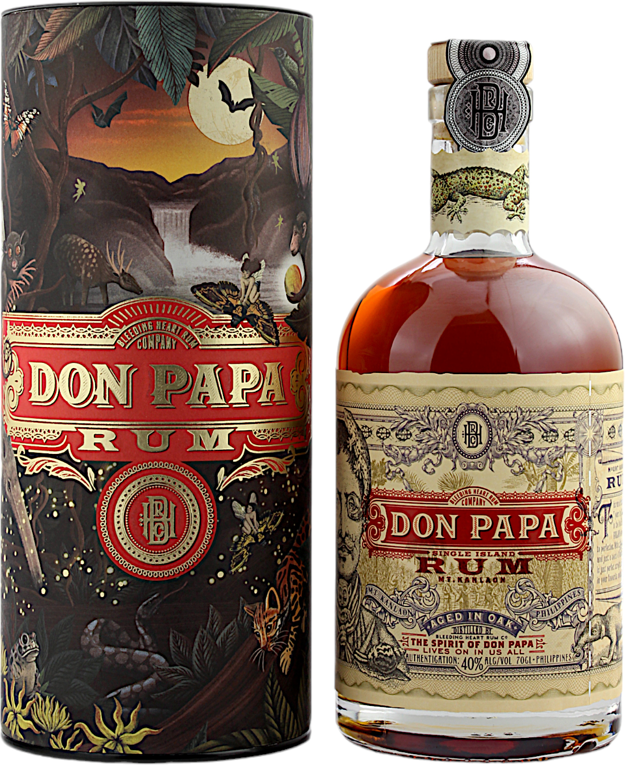 Don Papa Rum 7 Jahre Limited Edition Eco Canister 40.0% 0,7l