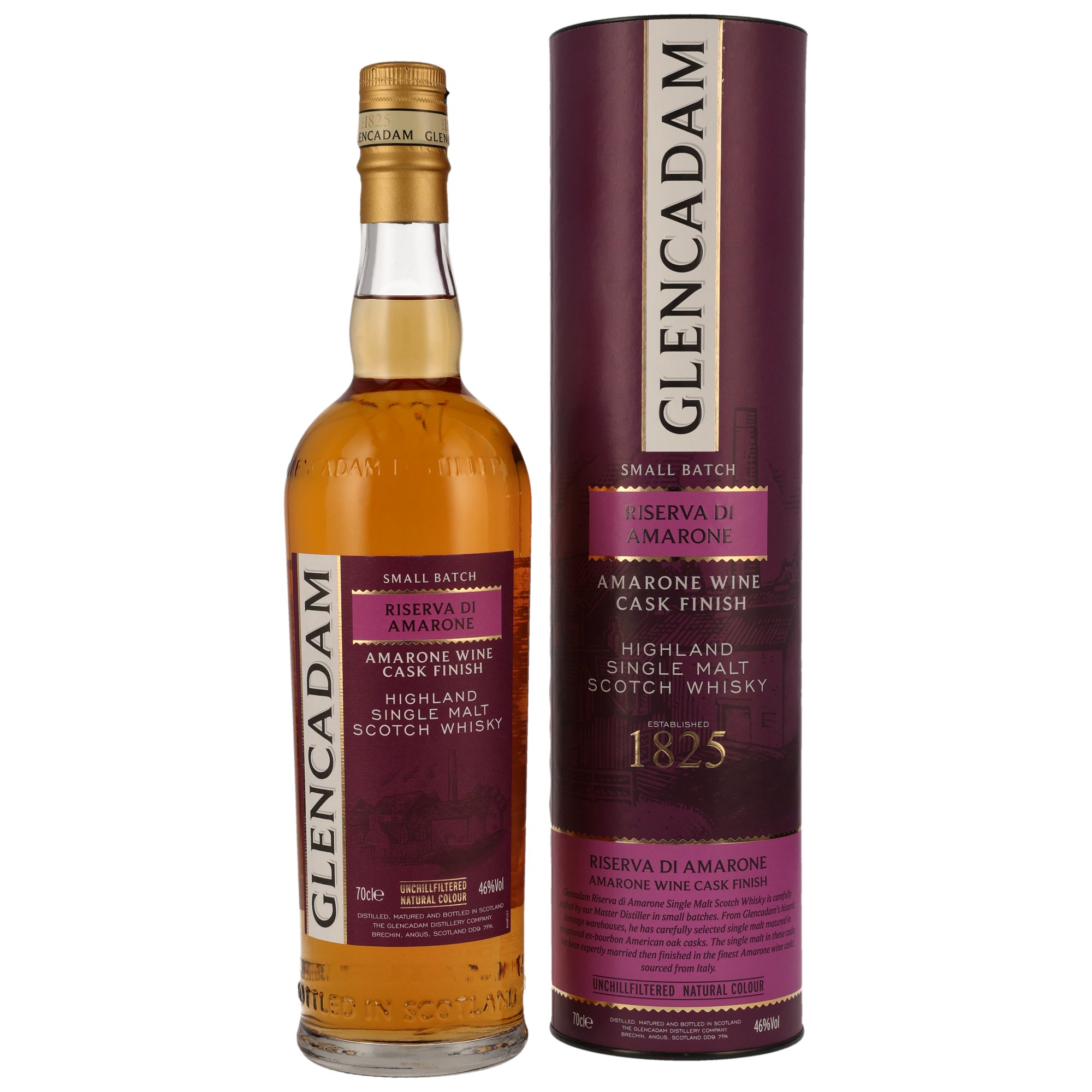 Glencadam Reserve di Amarone - Amarone Wine Cask Finish 46.0% 0,7l