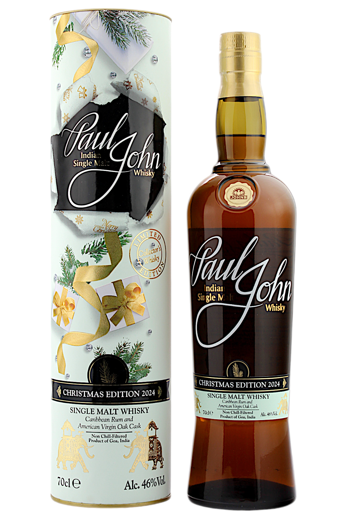 Paul John Christmas Edition 2024 Single Malt 46.0% 0,7l