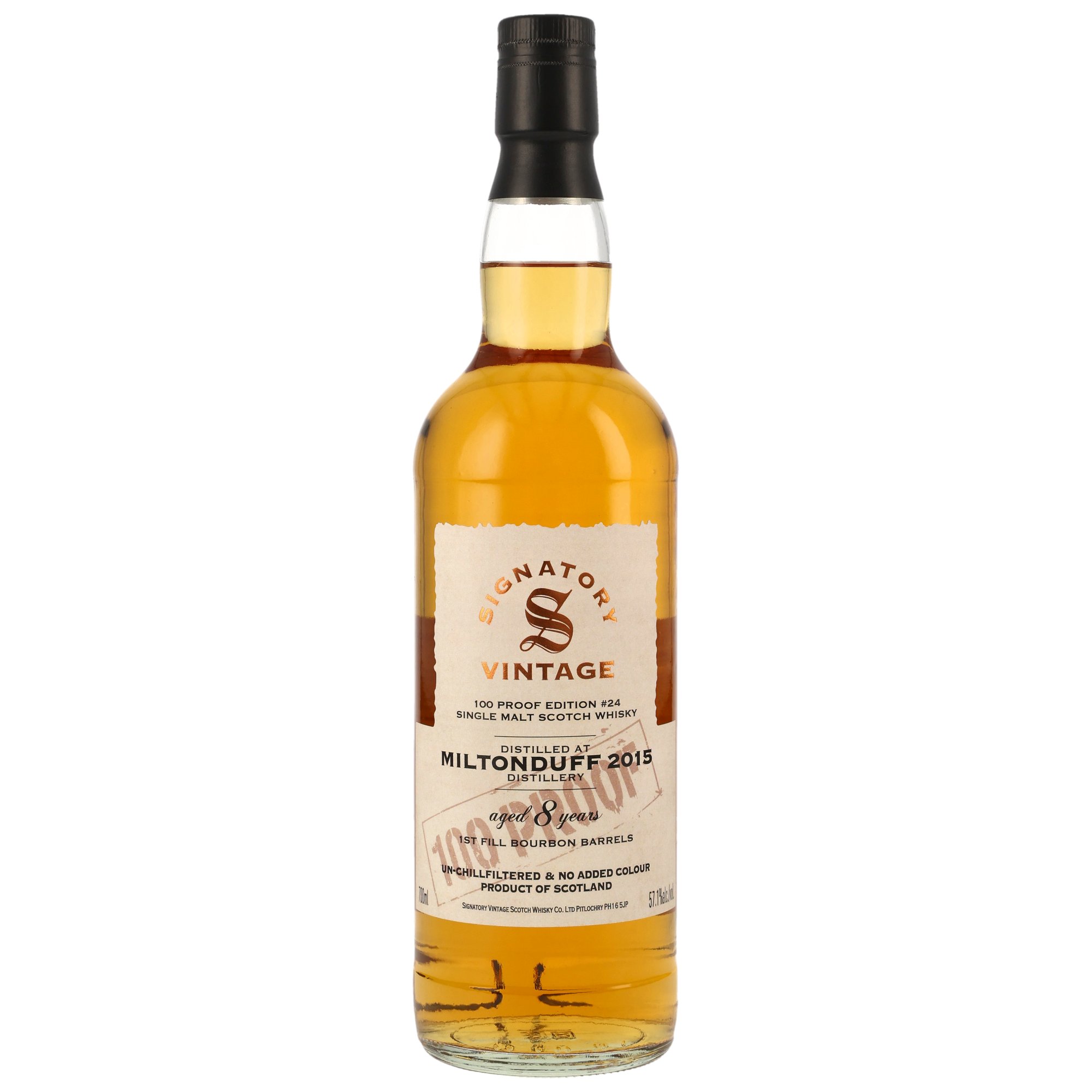 Miltonduff 8 Jahre 2015/2024 Signatory 100 Proof Edition #24 57.1% 0,7l