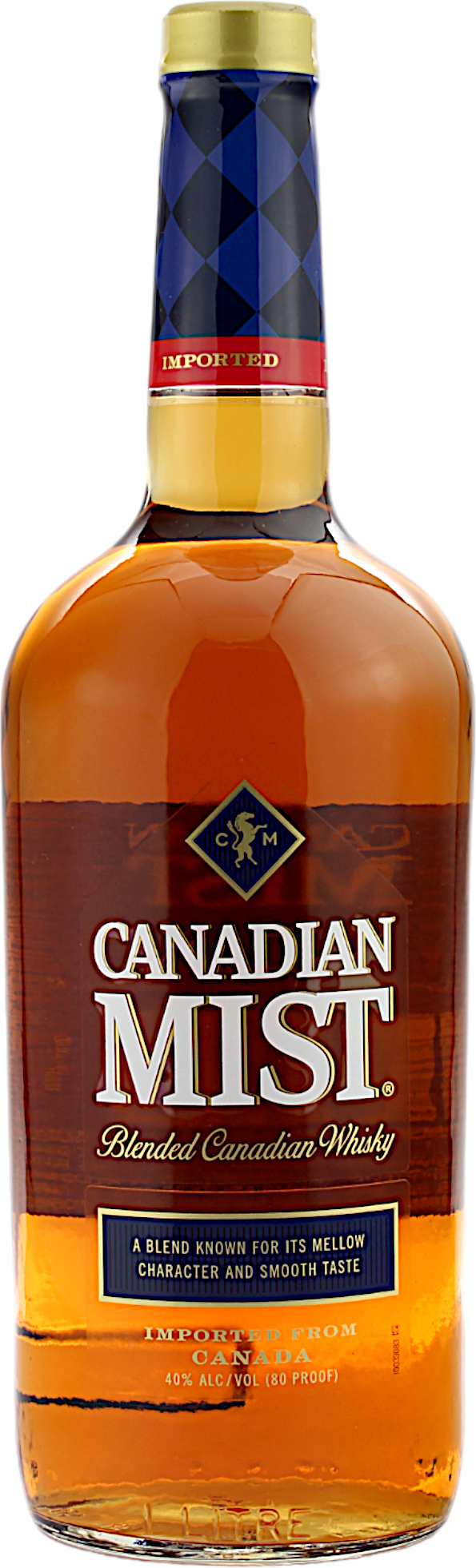 Canadian Mist Blended Canadian Whisky 40.0% 1 Liter