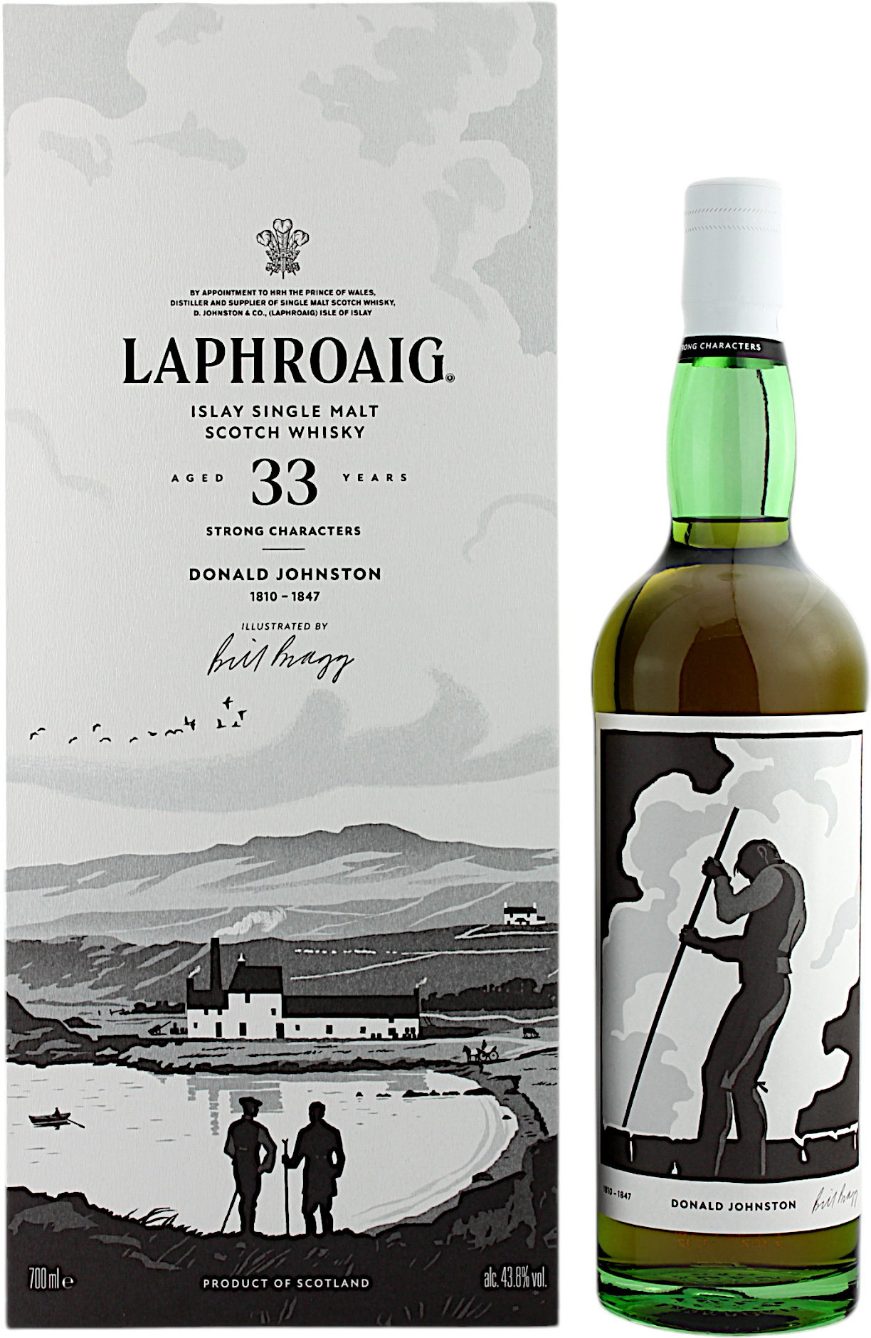 Laphroaig 33 Jahre Strong Characters Chapter One Donald Johnston 43.8% 0,7l