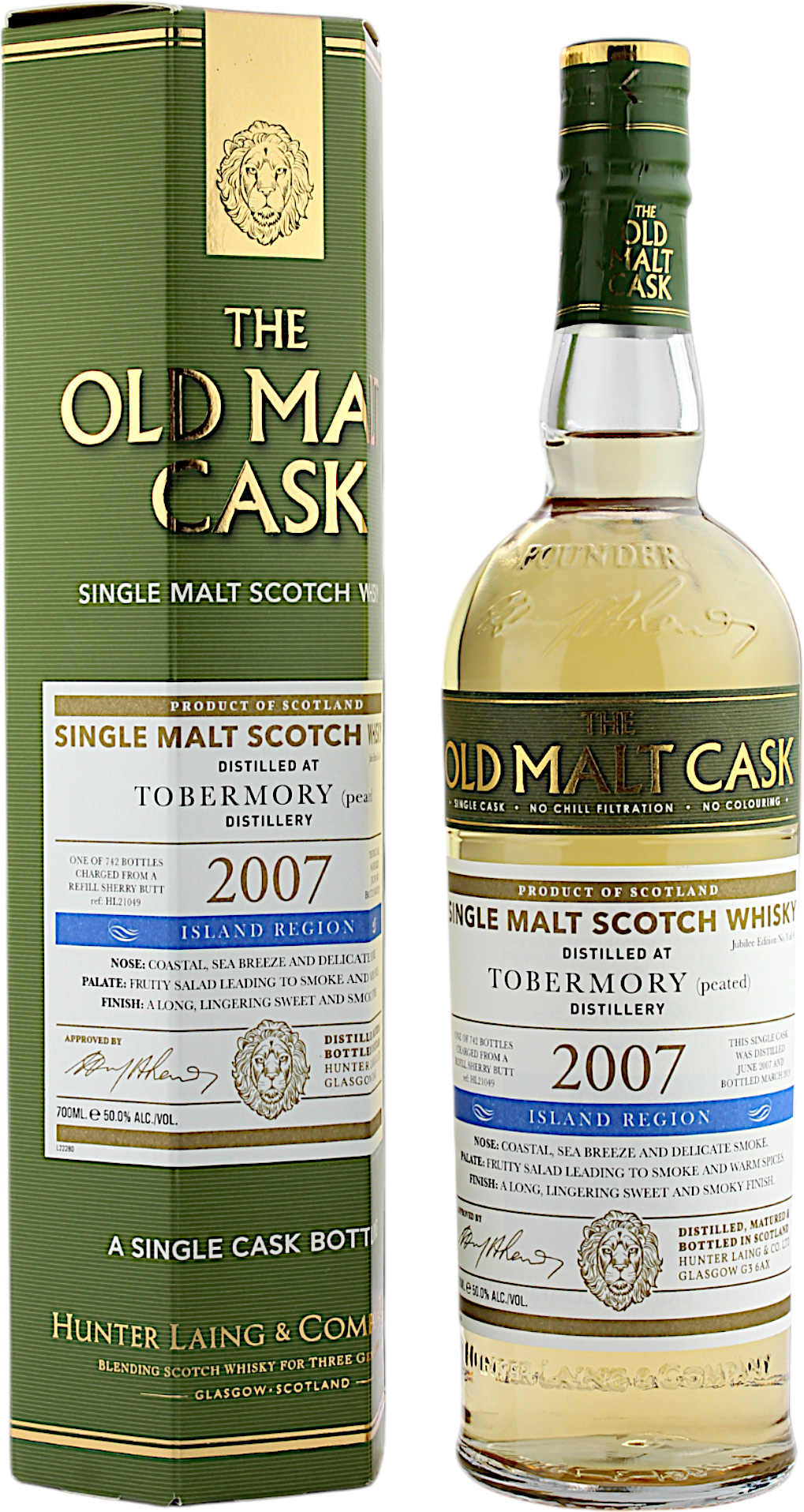 Tobermory 16 Jahre 2007/2024 Sherry Single Cask Jubilee Edition 50.0% 0,7l