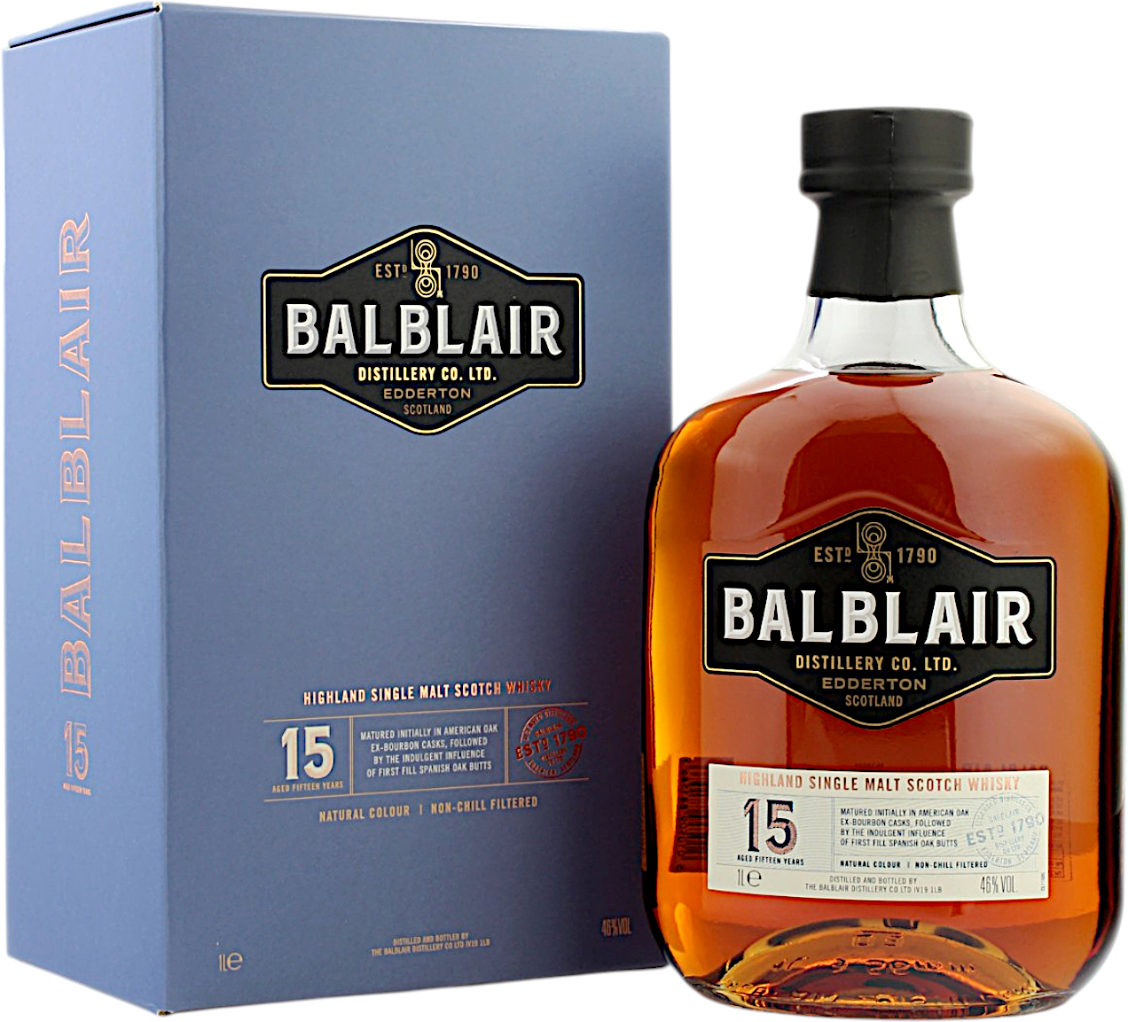 Balblair 15 Jahre 46.0% 1 Liter