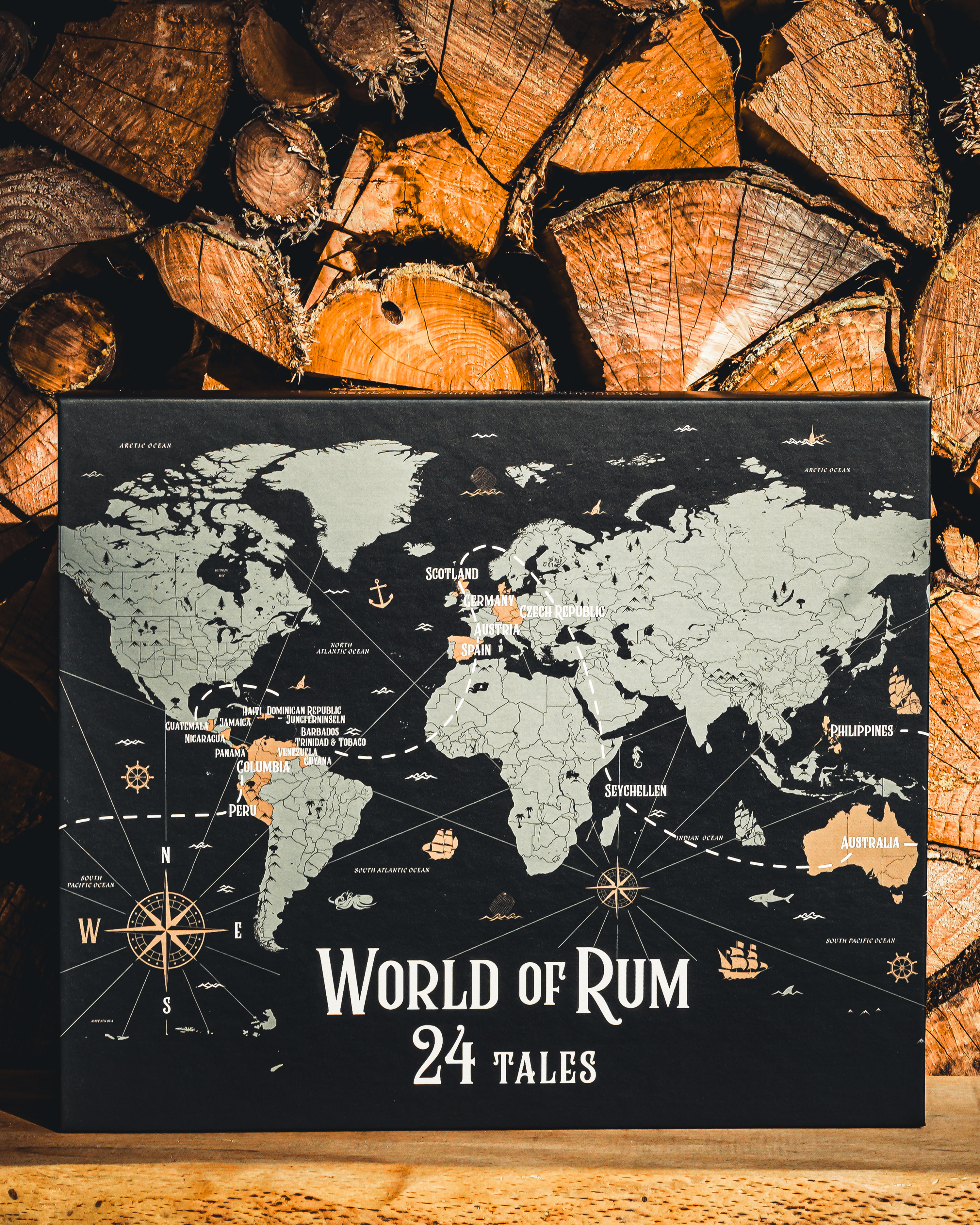 World of Rum Adventskalender 2024 Rumpiraten 42.2% 24x30ml